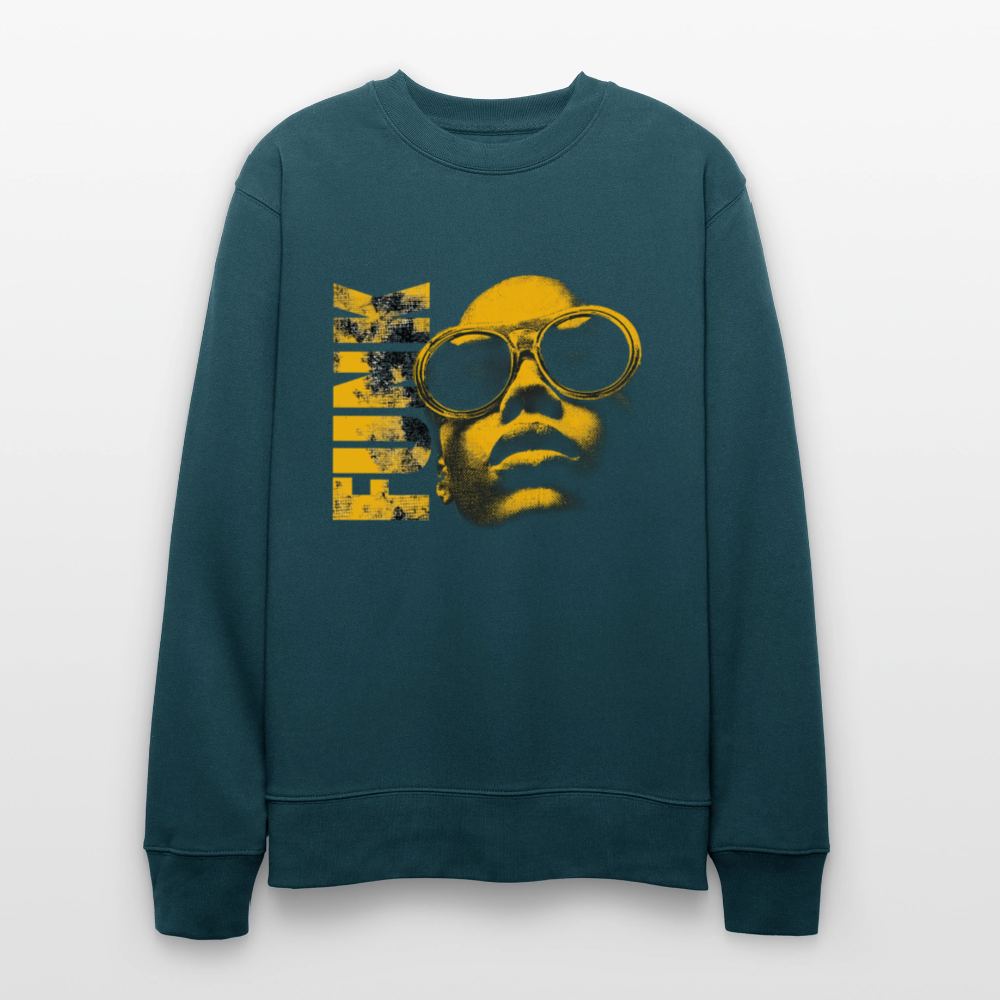 Funk Eternal, Ekologisk sweatshirt CHANGER unisex från Stanley/Stella - mörk petrol