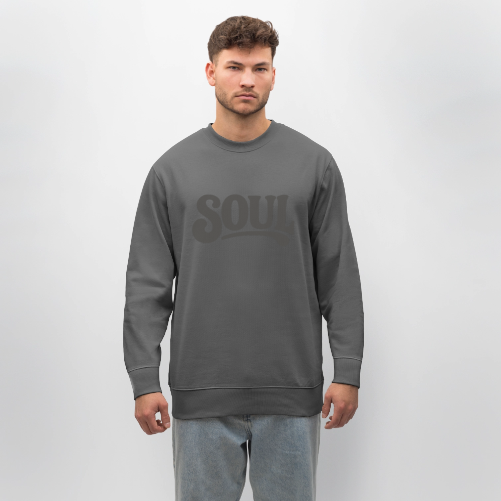 All About Soul, Ekologisk sweatshirt CHANGER unisex från Stanley/Stella - kolgrå