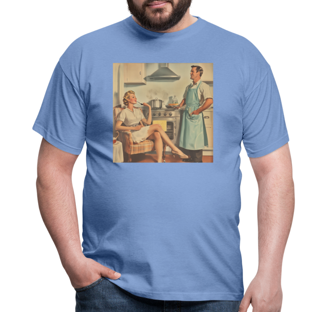 Äta bör man - annars dör man, T-shirt herr - carolina blue