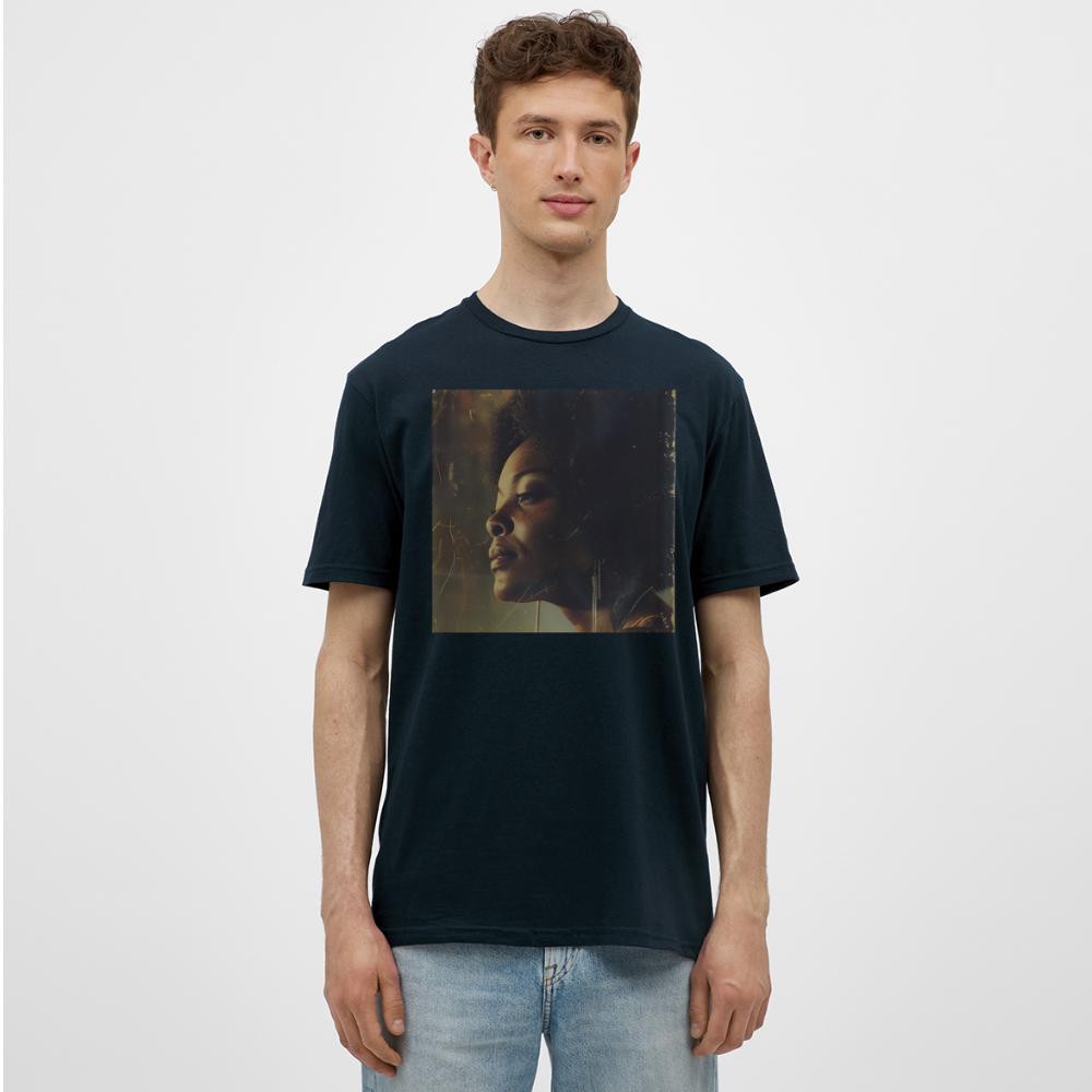 Echoes of Blue, T-shirt herr - marinblå