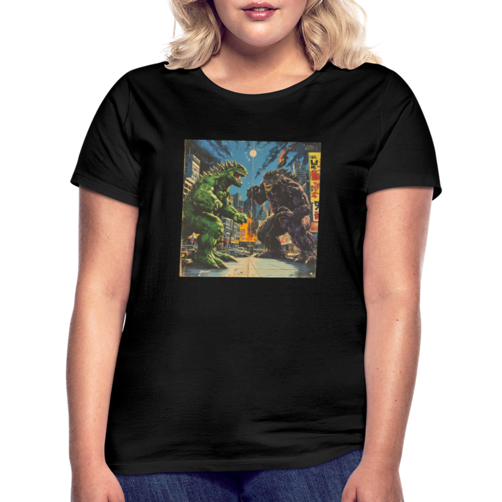 Kampen vid Solnedgången, T-shirt dam - svart