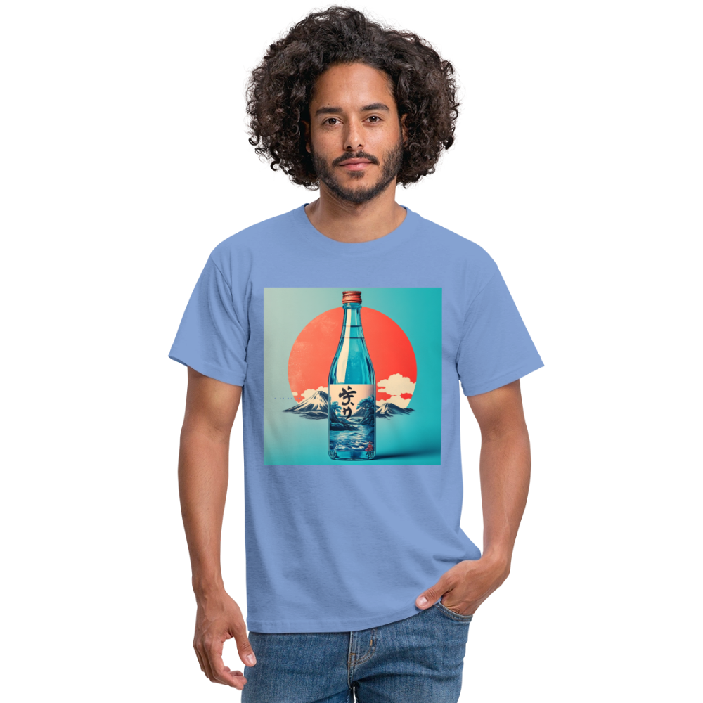 Stillhet i glas, T-shirt herr - carolina blue