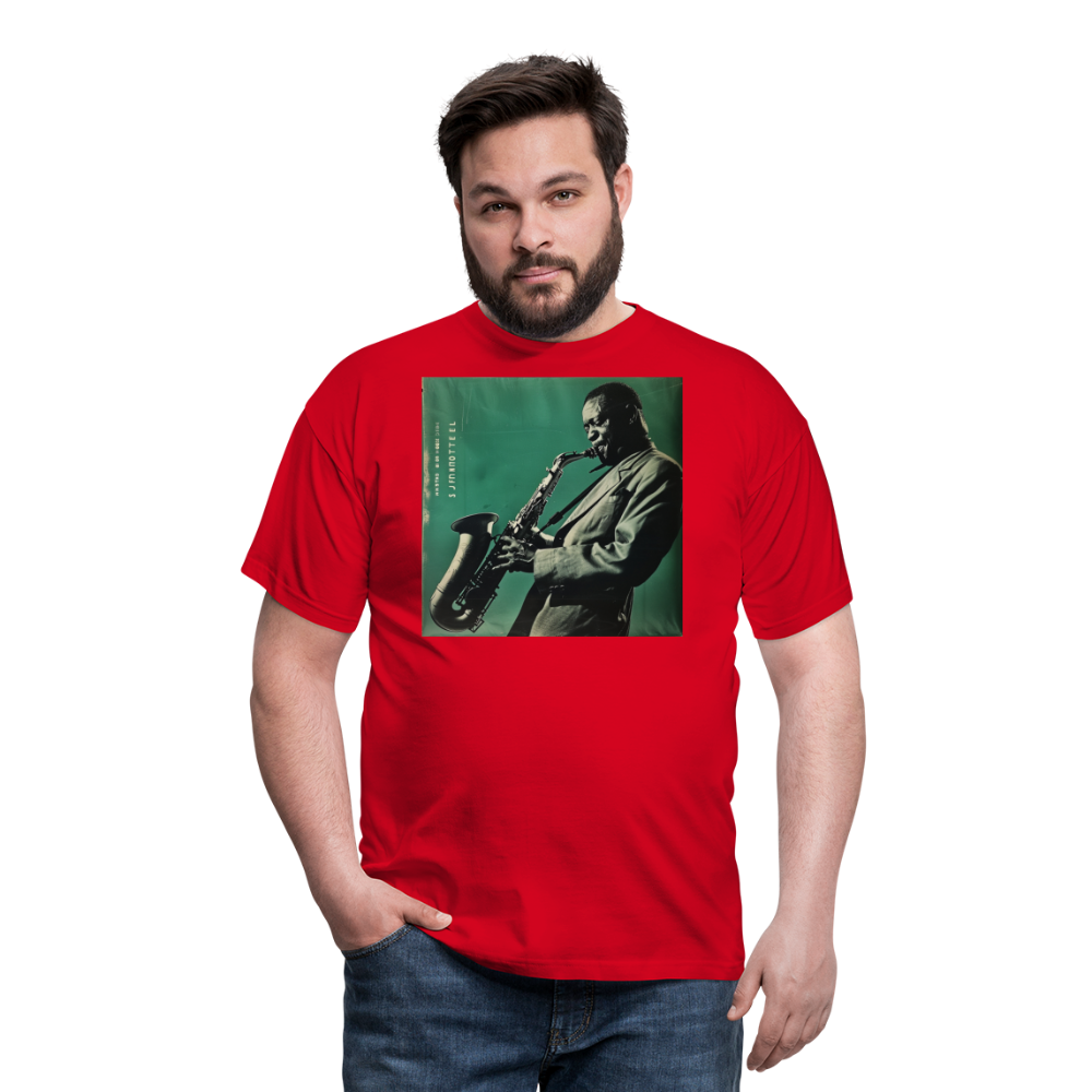 Nattens Toner i New York, T-shirt herr - röd