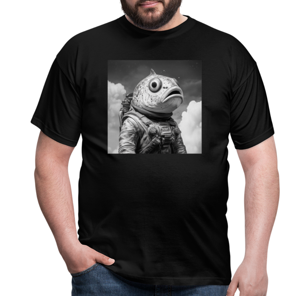 En ensam simtur i universum, T-shirt herr - svart