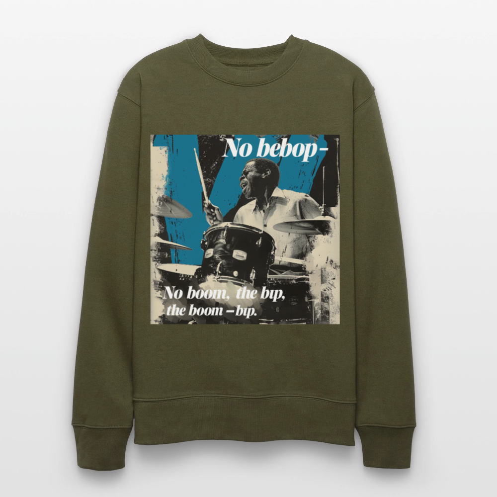 Push It Bebop, Ekologisk sweatshirt CHANGER unisex från Stanley/Stella - kaki