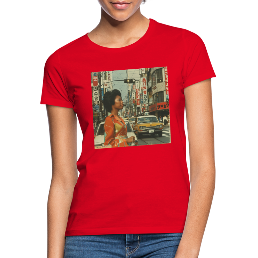 Yumi Sakamoto, T-shirt dam - röd