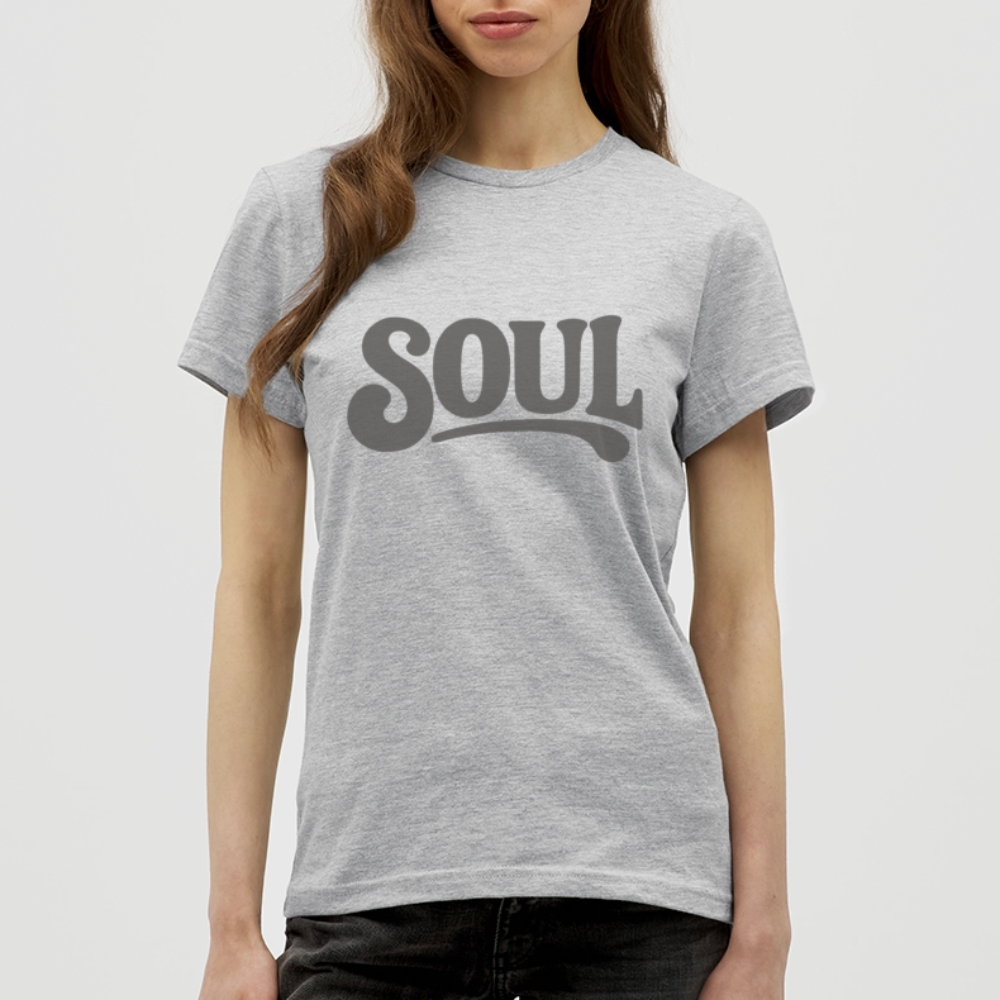 All About Soul, T-shirt dam - gråmelerad