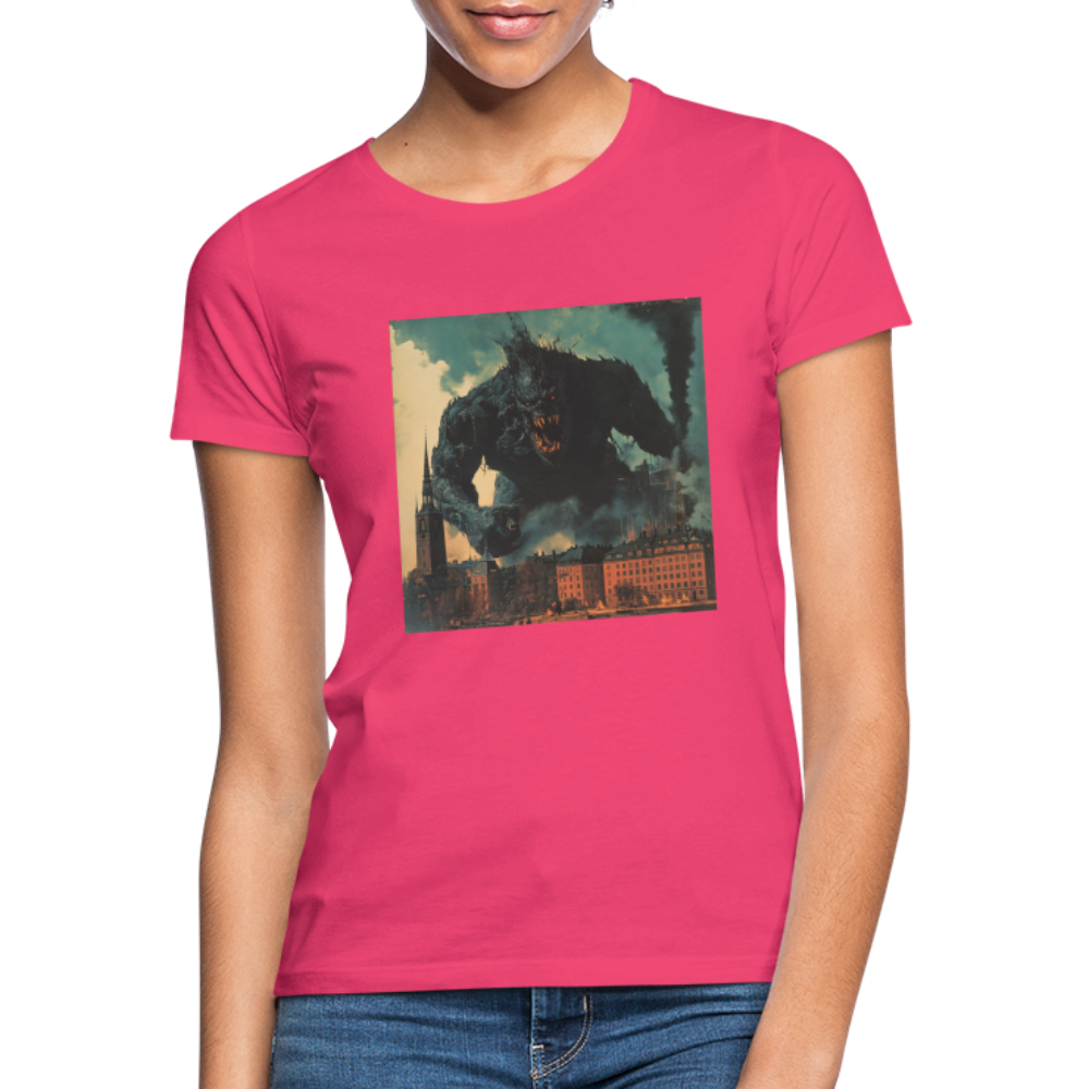 Helvetesstorm över Staden, T-shirt dam - azalea