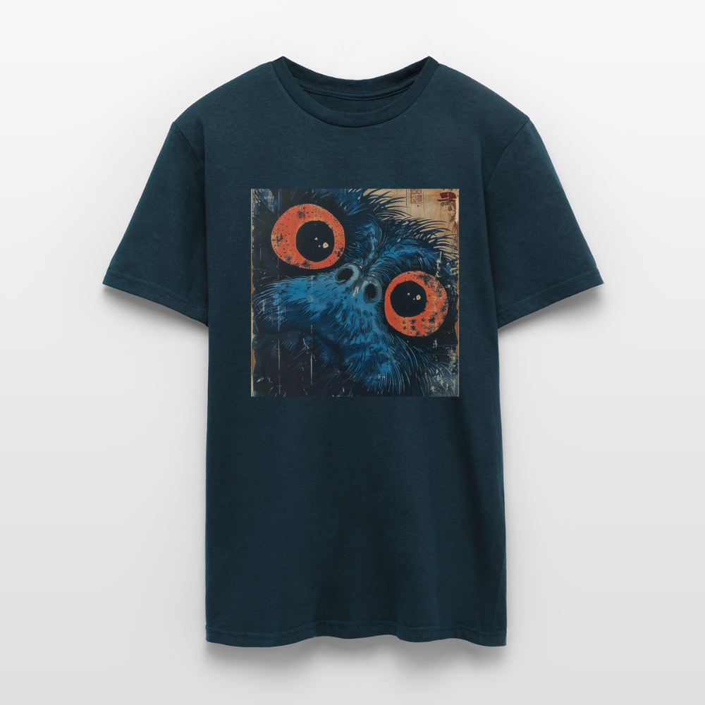 Den blå vännen, T-shirt herr - marinblå