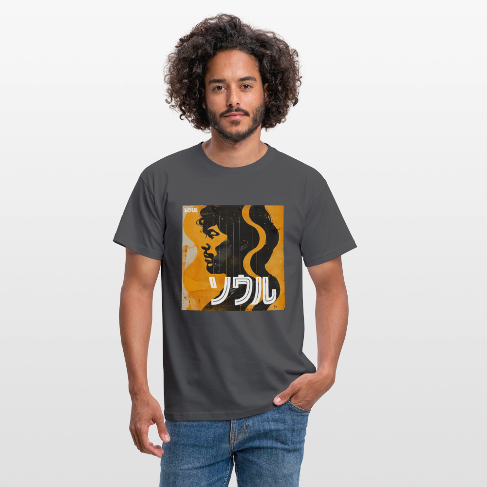 Nippon Grooves, T-shirt unisex - kolgrå