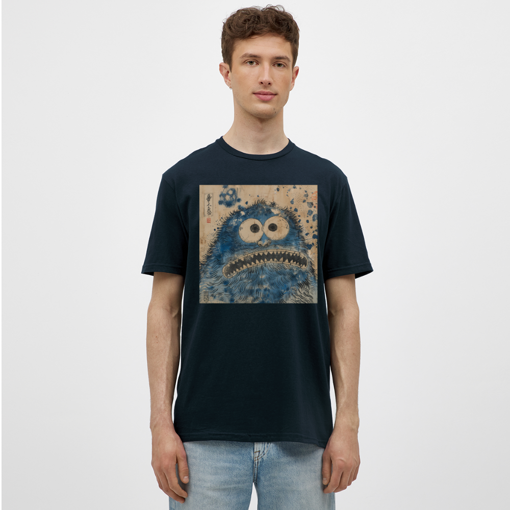 Uramiko ramlar i floden, T-shirt herr - marinblå