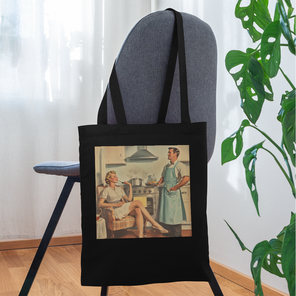 Äta bör man - annars dör man, Tygväska - svart