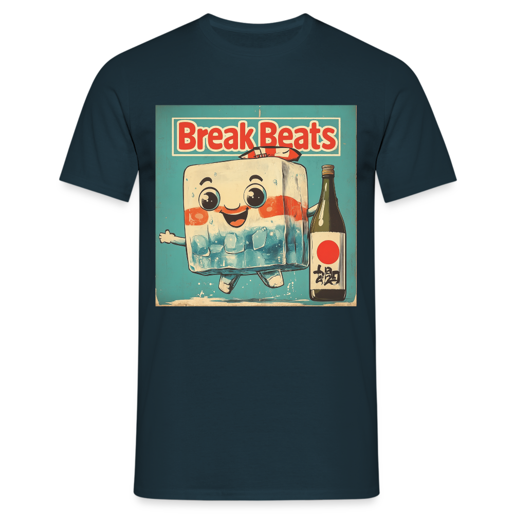 Nippon Break Beats, T-shirt herr - marinblå