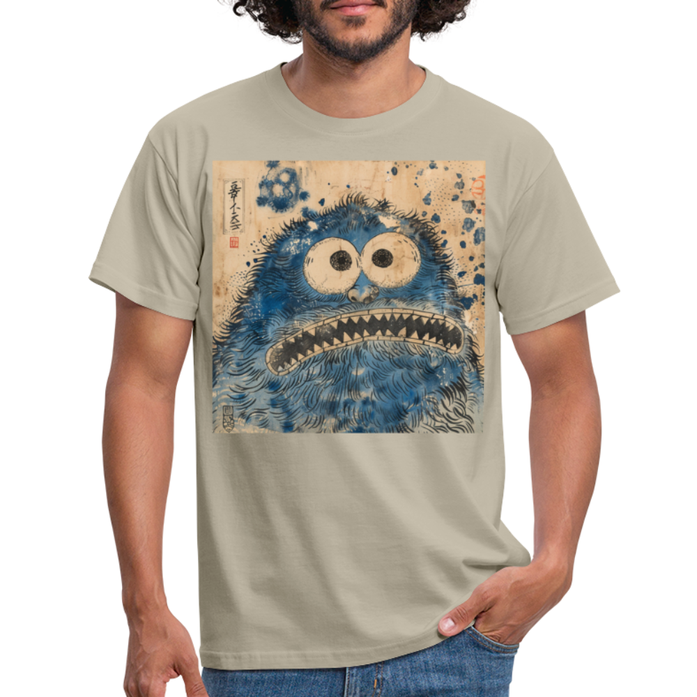 Uramiko ramlar i floden, T-shirt herr - sandbeige