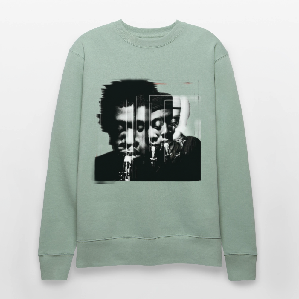 Between Breaths, Ekologisk sweatshirt CHANGER unisex från Stanley/Stella - ljus grågrön