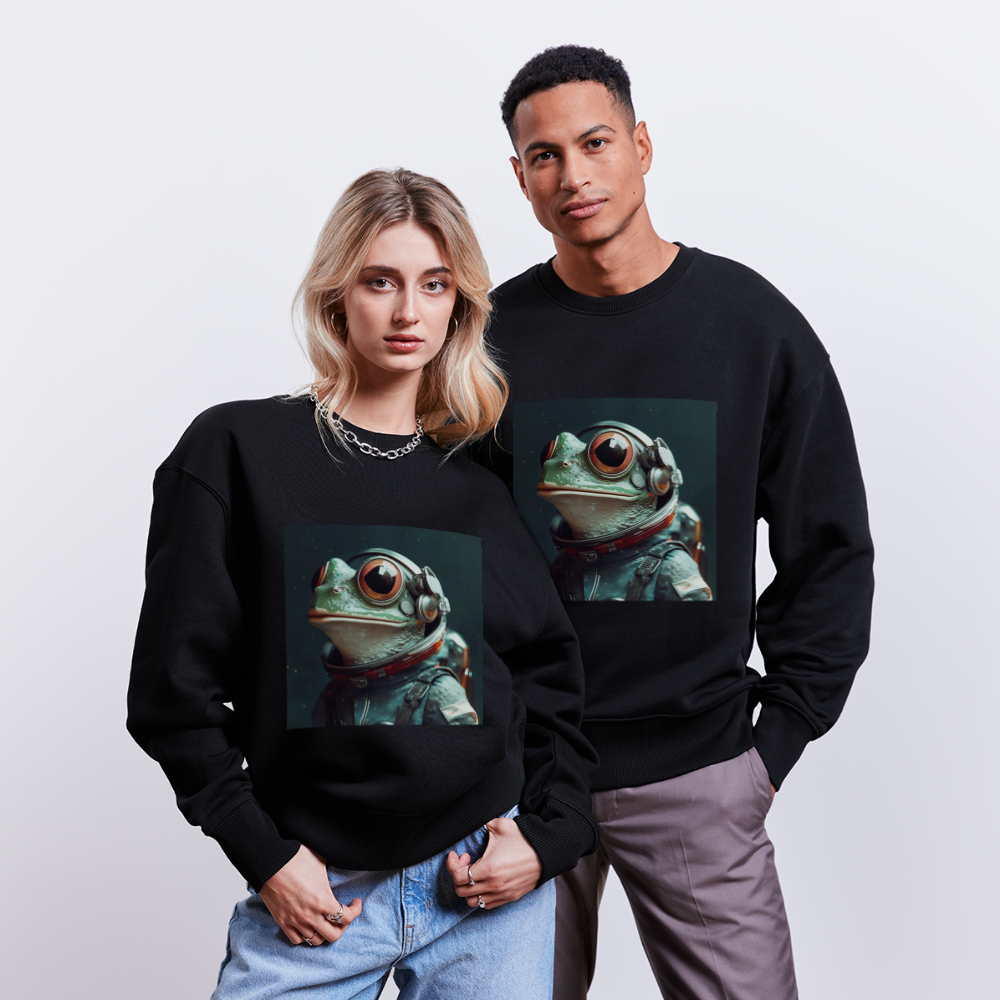AstroFrog Amazonas, Ekologisk oversizetröja RADDER unisex från Stanley/Stella - svart