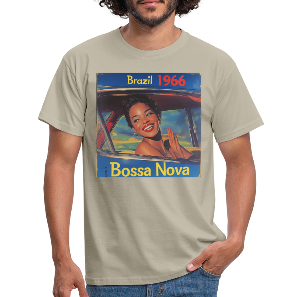 Isabela Costa, brazil 1966, T-shirt herr - sandbeige