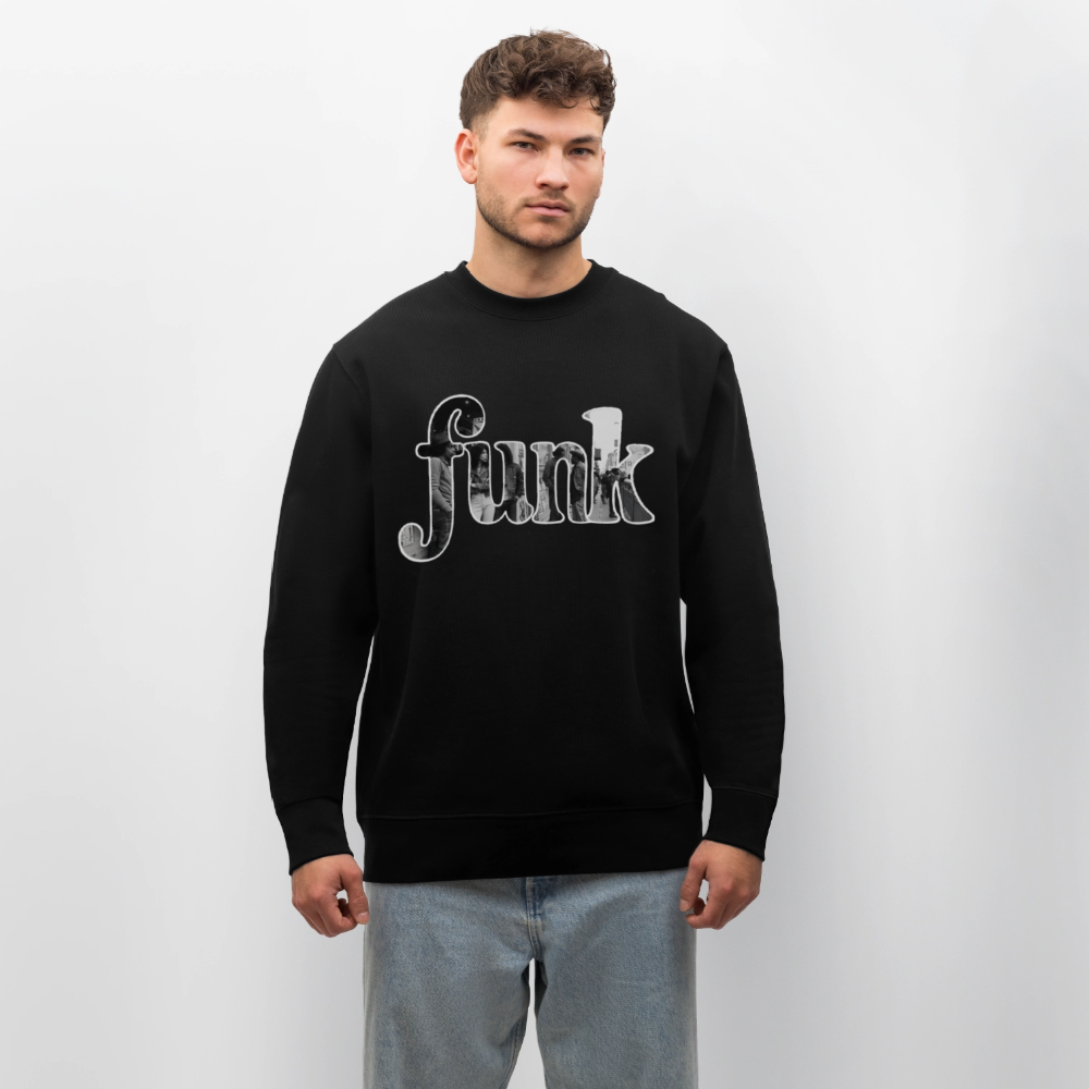 Funk Vibes, Ekologisk sweatshirt CHANGER unisex från Stanley/Stella - svart