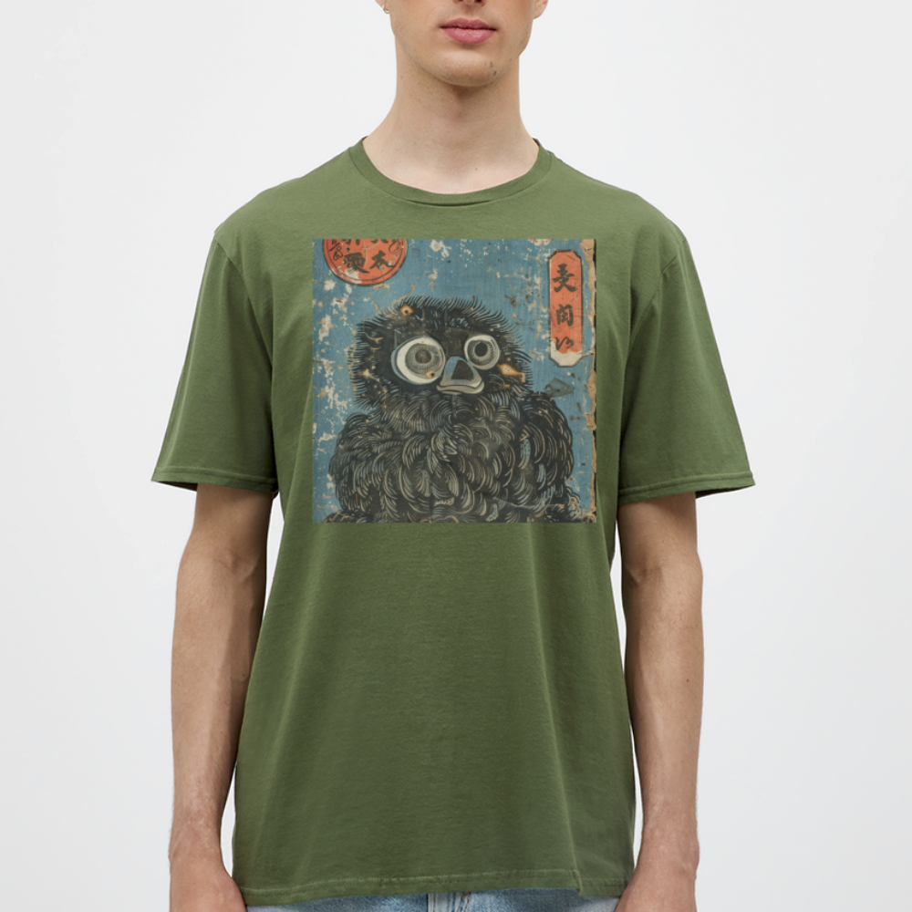 Denimiko, T-shirt herr - Militärgrön