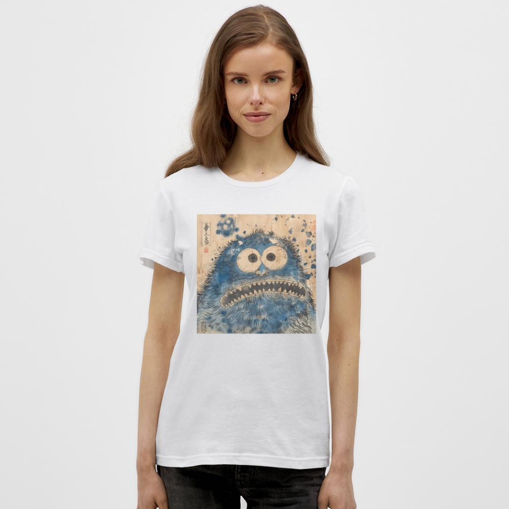 Uramiko ramlar i vattnet, T-shirt dam - vit