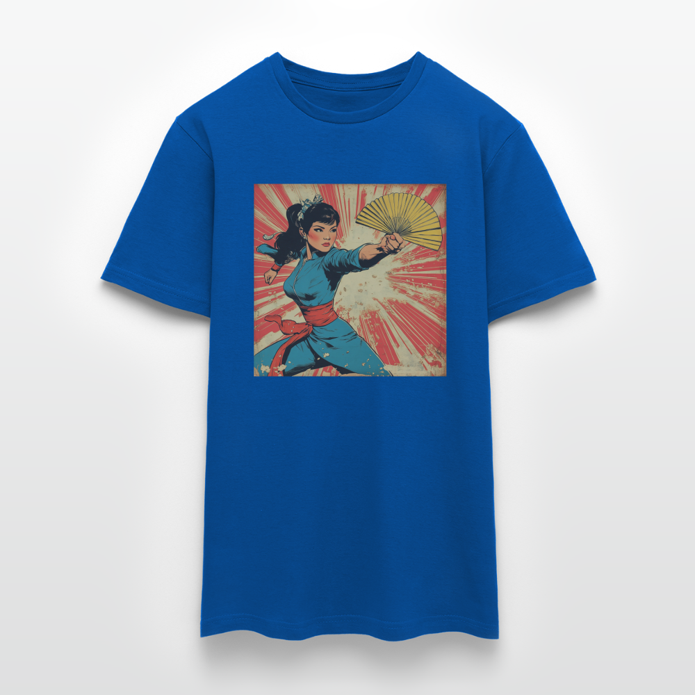 Solfjädern, T-shirt herr - kungsblå