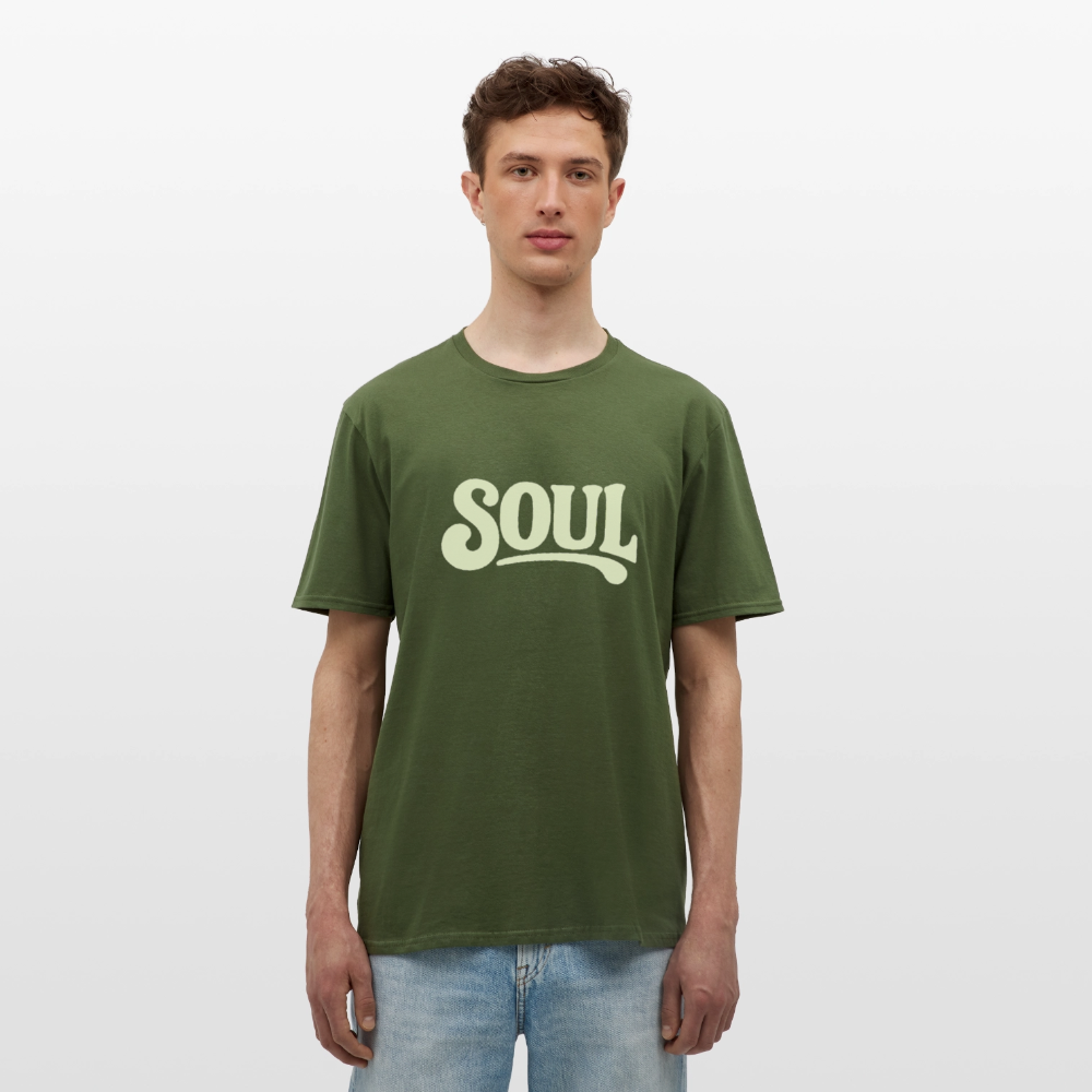 All About Soul, T-shirt unisex - Militärgrön