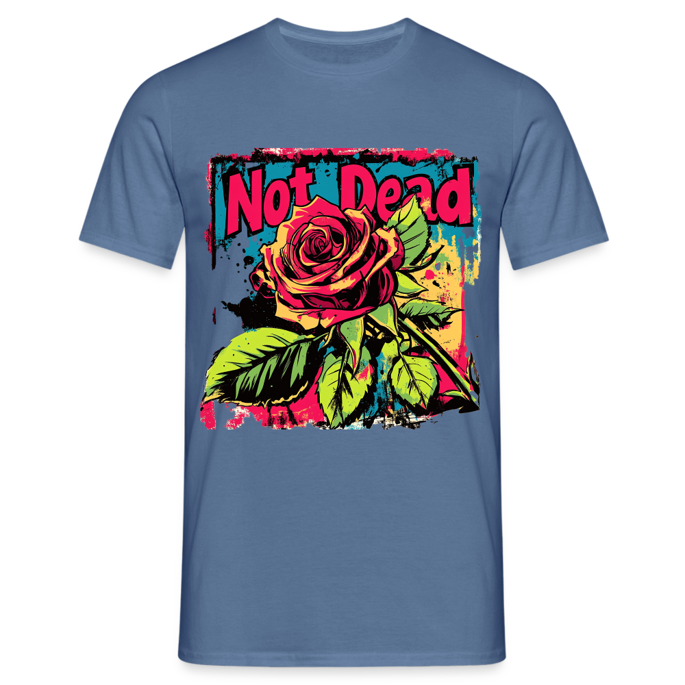Den Eviga Rosen, T-shirt herr - duvblå