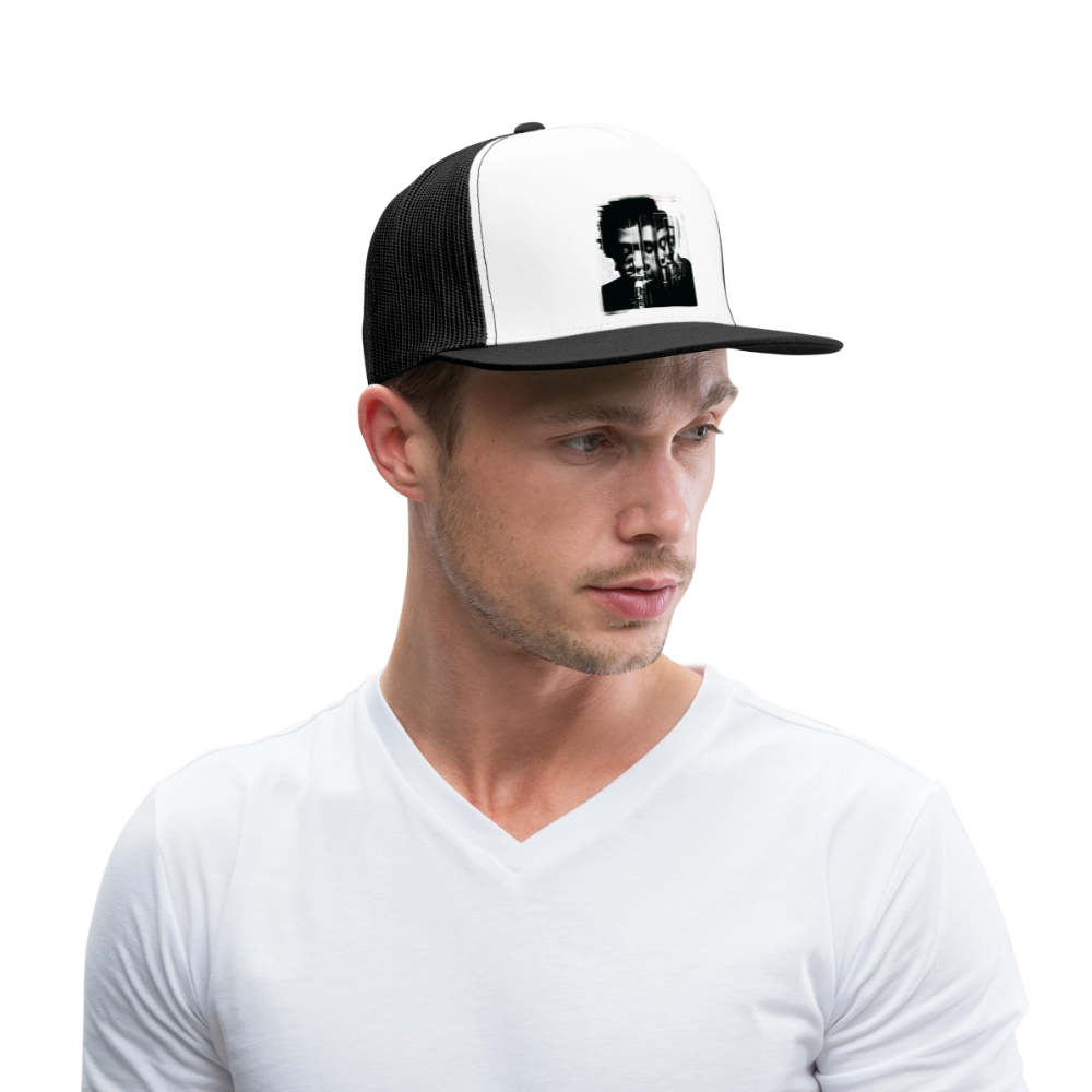 Between Breaths, Trucker Cap - vit/svart