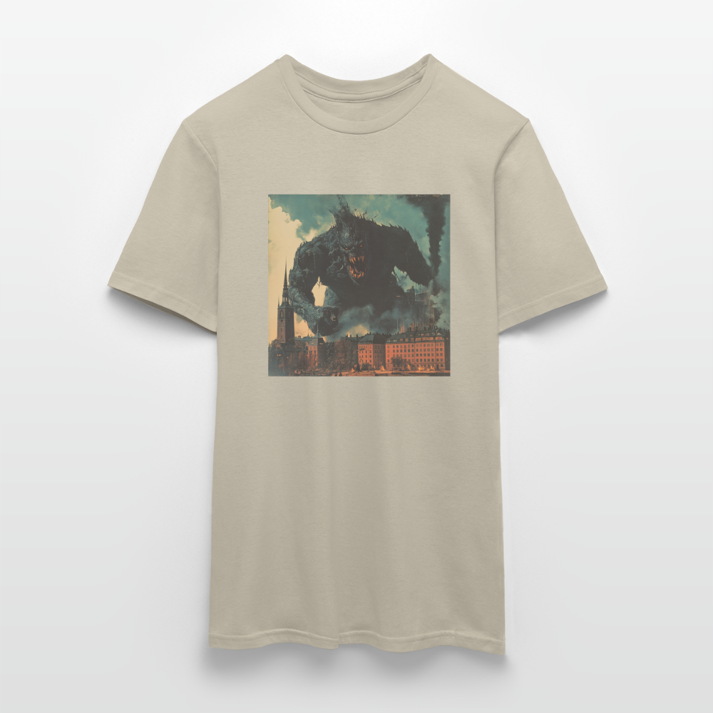 Helvetesstorm över Staden, T-shirt herr - sandbeige