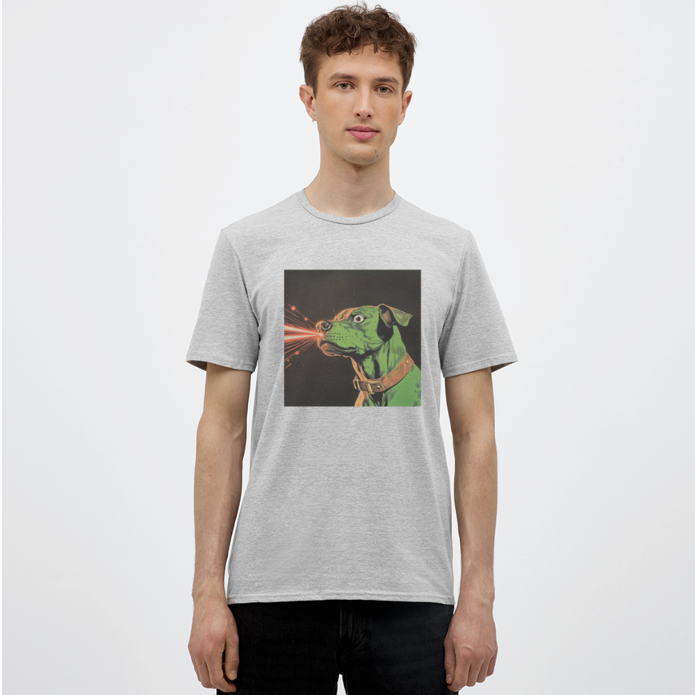 Strålhunden, T-shirt herr - gråmelerad