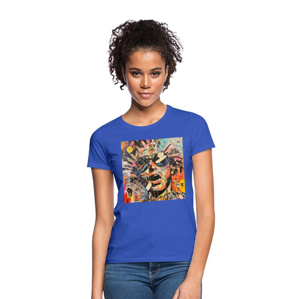 Cosmic Soul Groove, T-shirt dam - royalblå