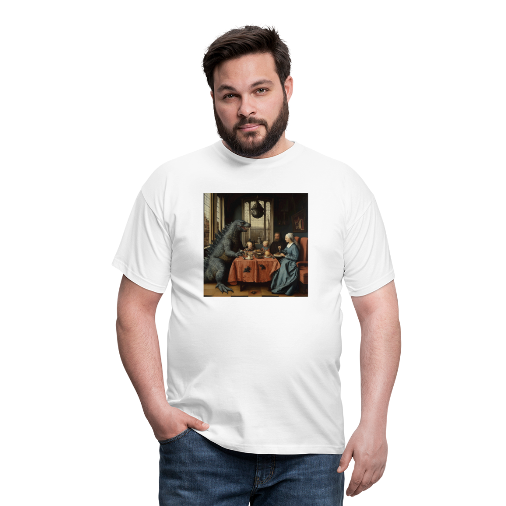 Familjens Fest med Gäst,T-shirt herr - vit