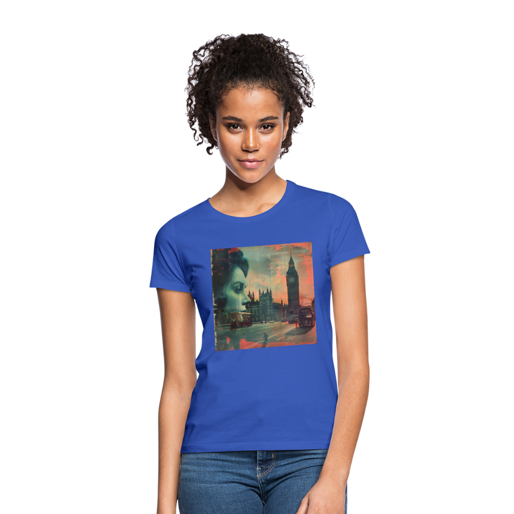 The Beat of London, T-shirt dam - royalblå