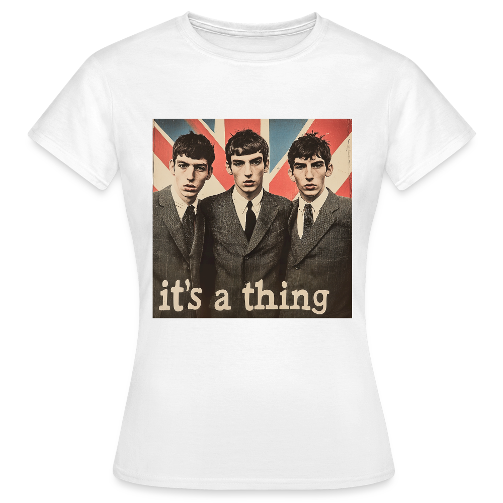 British, Bold & Unapologetic, T-shirt dam - vit