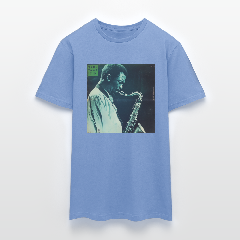 Gåtfull figur i jazzens underground, T-shirt herr - carolina blue
