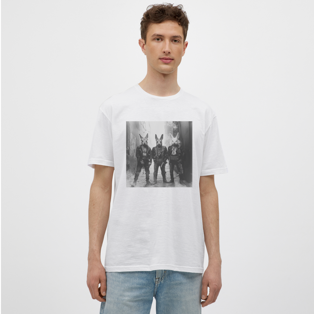 The Hare Raisers, T-shirt herr - vit