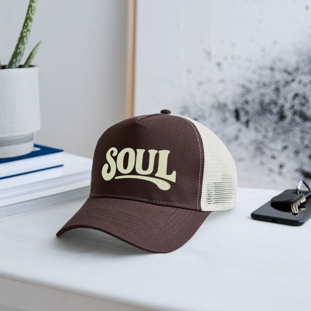 All About Soul, Trucker Cap - brun/beige