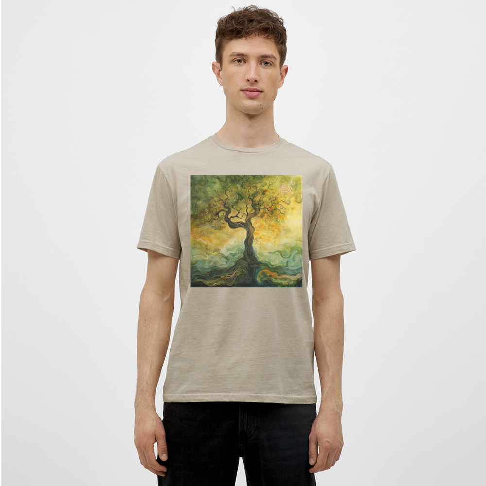 Trädets visdom, T-shirt herr - sandbeige