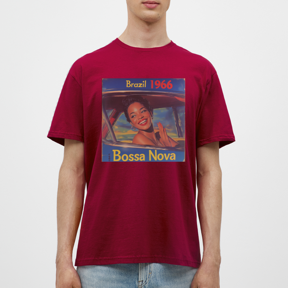 Isabela Costa, brazil 1966, T-shirt herr - tegelröd