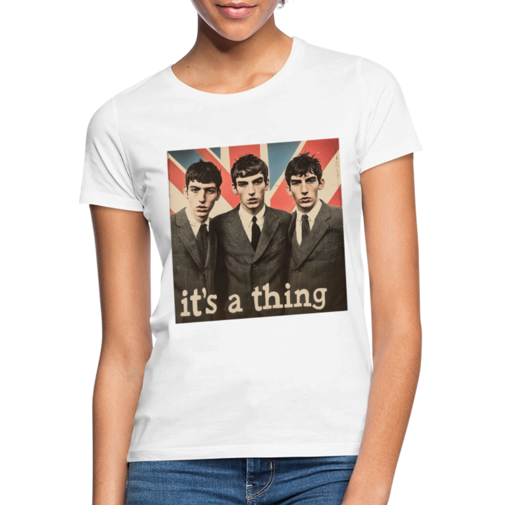 British, Bold & Unapologetic, T-shirt dam - vit
