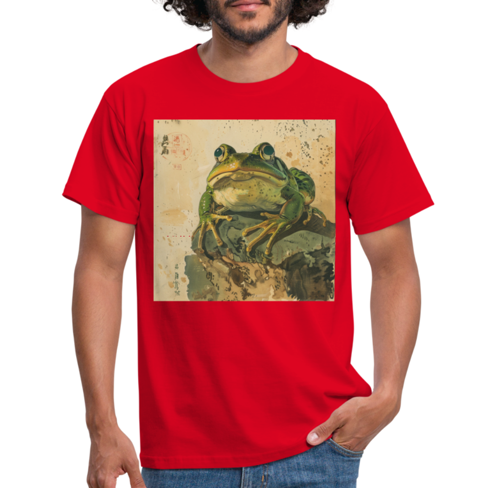 Grodan i Skymningen, T-shirt herr - röd