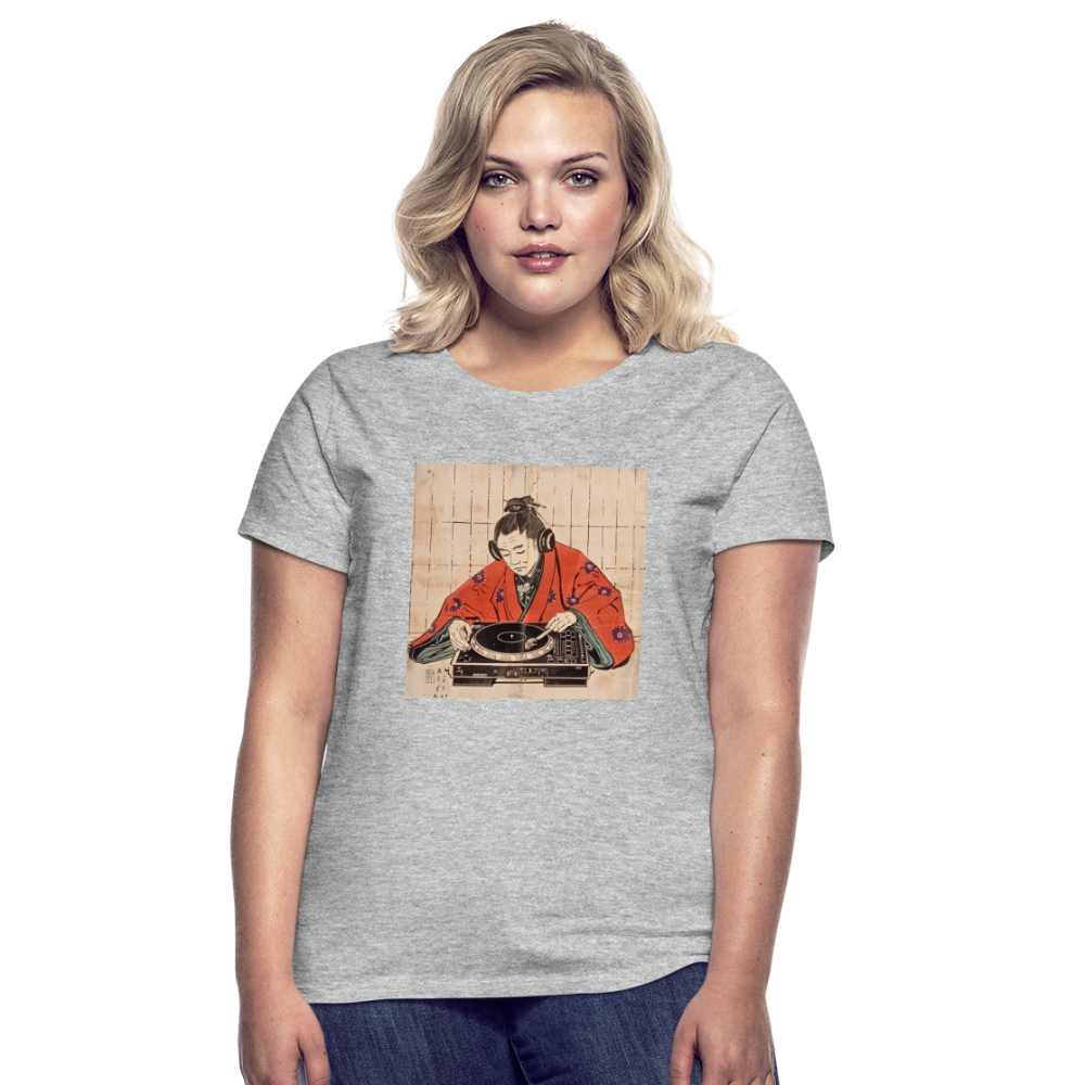 Echo från Edo, T-shirt dam - gråmelerad