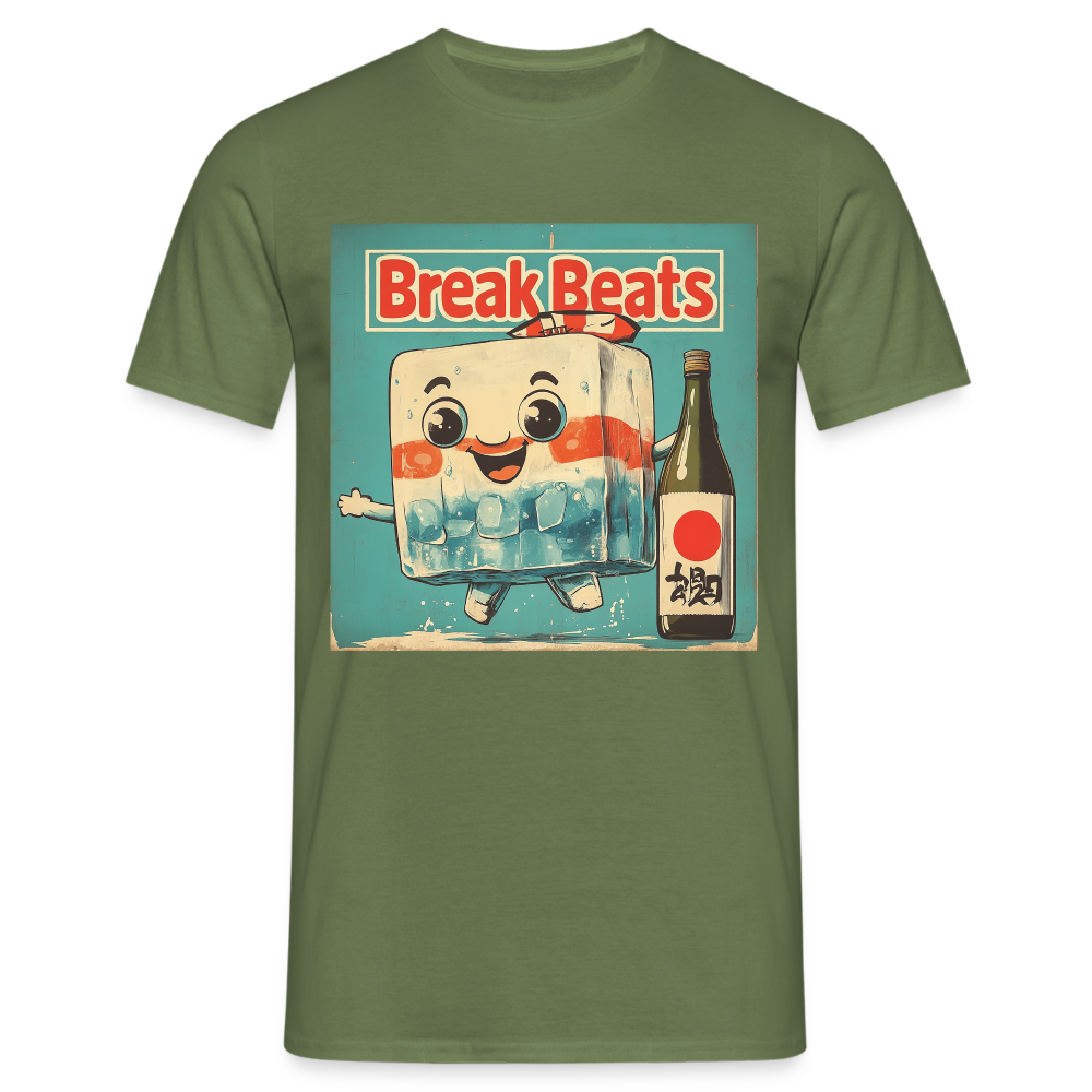 Nippon Break Beats, T-shirt herr - Militärgrön