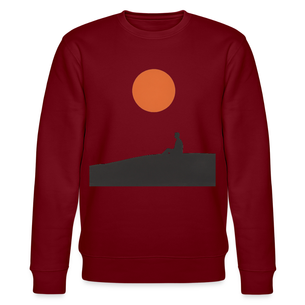 Under the sun, Ekologisk sweatshirt CHANGER unisex från Stanley/Stella - vinröd