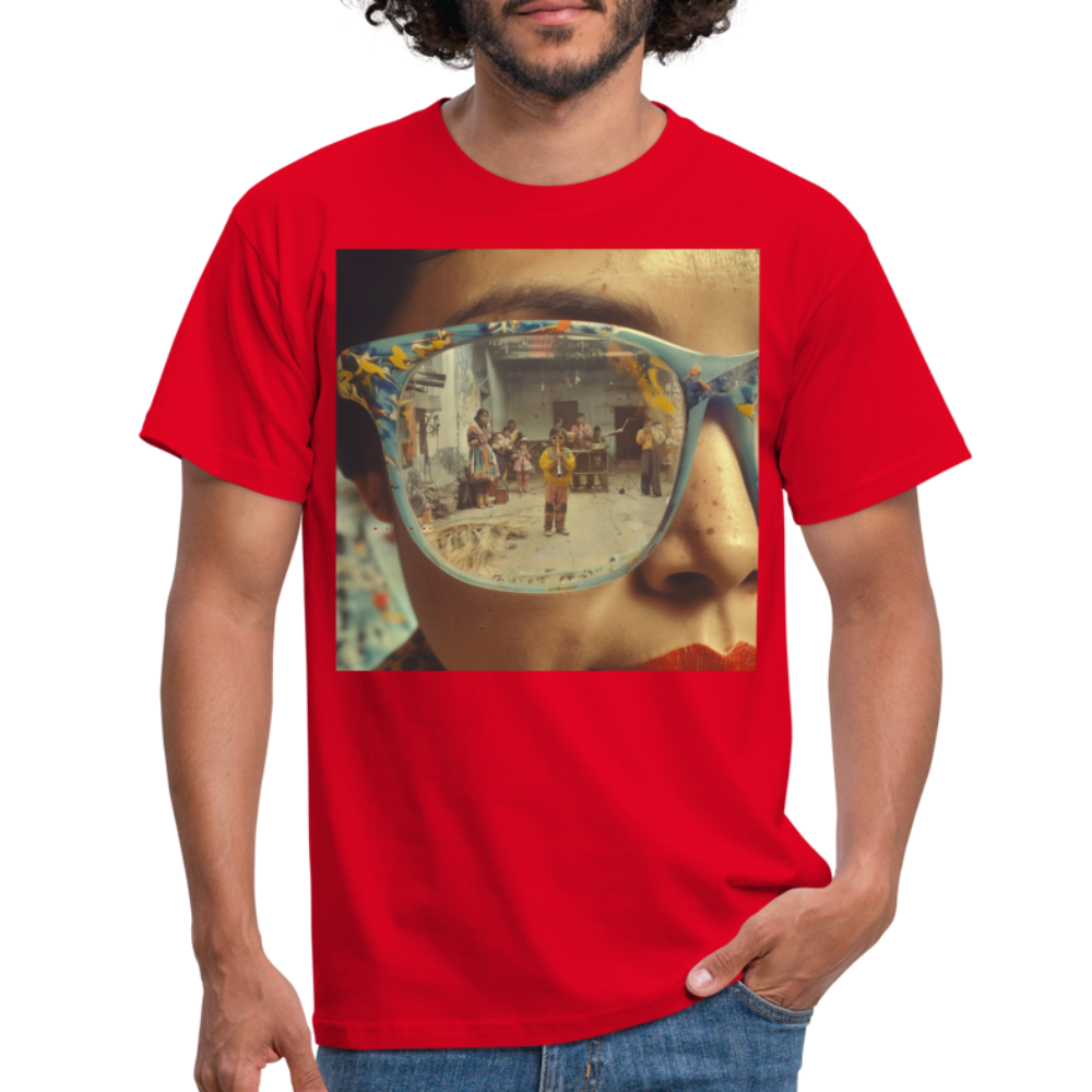 Reflektioner av Anderna, T-shirt herr - röd