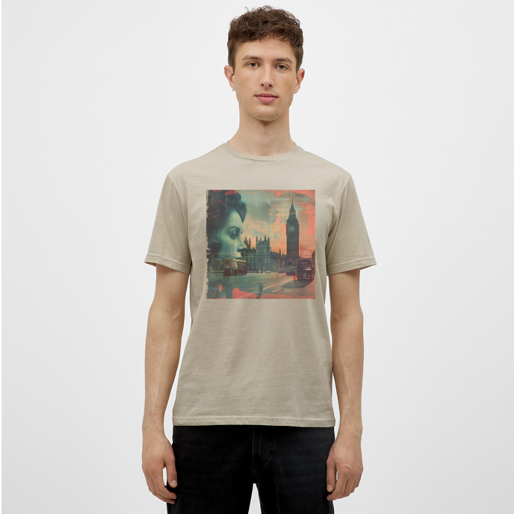 The Beat of London, T-shirt herr - sandbeige