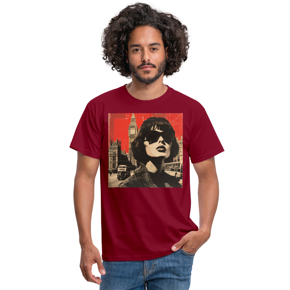 T-shirt herr - tegelröd
