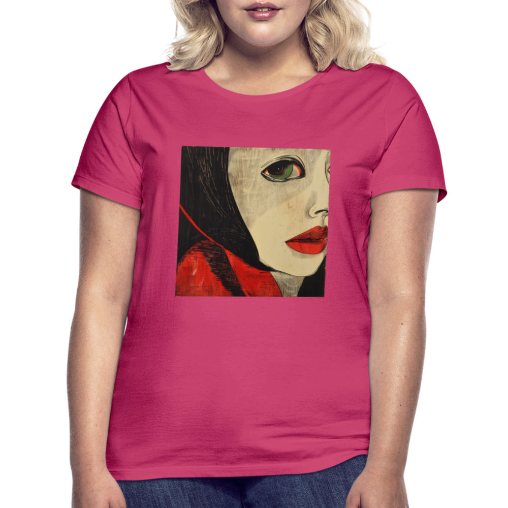 Fiskarfruns öga, T-shirt dam - azalea