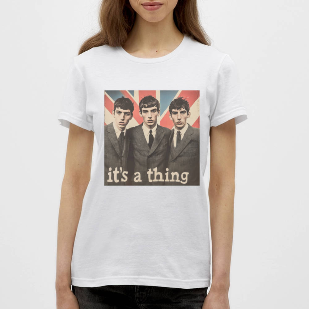 British, Bold & Unapologetic, T-shirt dam - vit