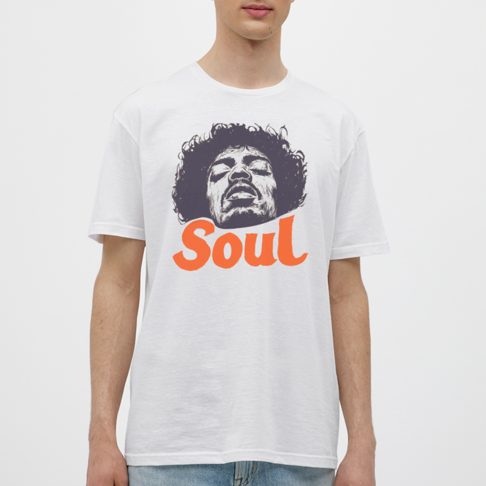 Kärlek, frihet och rättvisa, T-shirt herr - vit